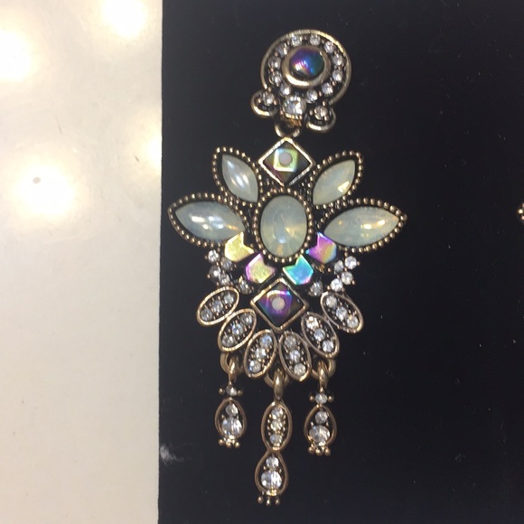 Earrings Coloured Stones - Picture 2 of 3